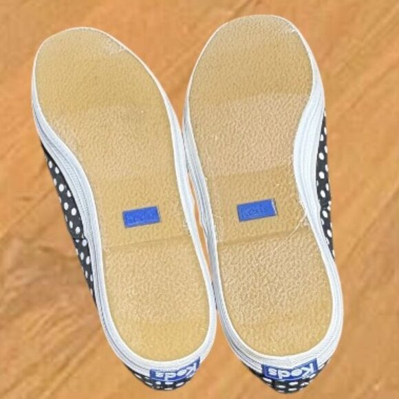 Keds Women's Black and White Polka Dot Canvas Sneaker size 9.5 - Picture 10 of 11